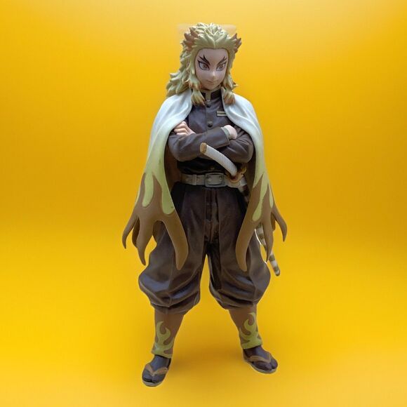 Demon Slayer Kimetsu no Yaiba Kyojuro Rengoku figure Sepia color Japan anime Toy - Picture 1 of 7